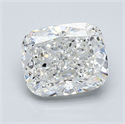 Natural Diamond 1.30 Carats, Cushion with  Cut, G Color, VVS2 Clarity and Certified by GIA