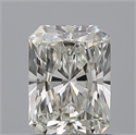 Natural Diamond 0.73 Carats, Radiant with  Cut, G Color, IF Clarity and Certified by IGI