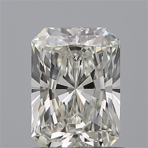 Picture of Natural Diamond 0.73 Carats, Radiant with  Cut, G Color, IF Clarity and Certified by IGI
