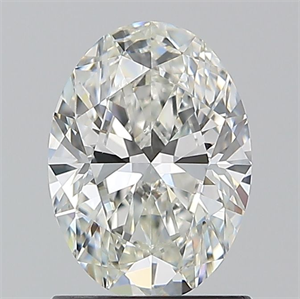 Picture of Natural Diamond 1.20 Carats, Oval with  Cut, H Color, VS1 Clarity and Certified by GIA