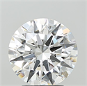 Lab Grown Diamond 3.10 Carats, Round with Ideal Cut, E Color, VVS2 Clarity and Certified by IGI