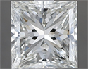 Natural Diamond 1.20 Carats, Princess with  Cut, I Color, VVS2 Clarity and Certified by GIA