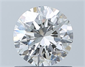 Natural Diamond 0.70 Carats, Round with Very Good Cut, F Color, SI2 Clarity and Certified by GIA