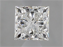 Natural Diamond 0.55 Carats, Princess with  Cut, G Color, VVS1 Clarity and Certified by GIA