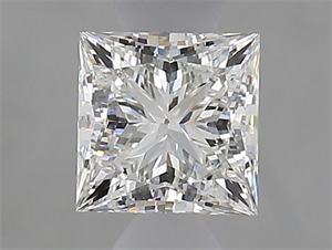 Picture of Natural Diamond 0.55 Carats, Princess with  Cut, G Color, VVS1 Clarity and Certified by GIA