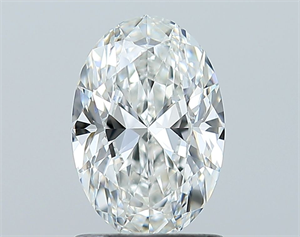 Picture of Natural Diamond 1.20 Carats, Oval with  Cut, G Color, VS1 Clarity and Certified by GIA