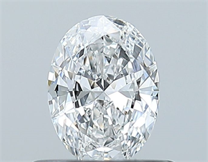 Picture of Natural Diamond 0.41 Carats, Oval with  Cut, D Color, VVS1 Clarity and Certified by GIA