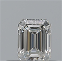 Natural Diamond 0.23 Carats, Emerald with  Cut, G Color, VVS1 Clarity and Certified by GIA