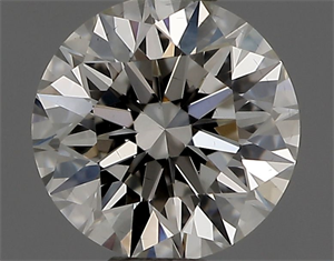 Picture of Natural Diamond 0.40 Carats, Round with Excellent Cut, J Color, VS1 Clarity and Certified by GIA