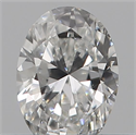 Natural Diamond 0.23 Carats, Oval with  Cut, F Color, SI2 Clarity and Certified by GIA