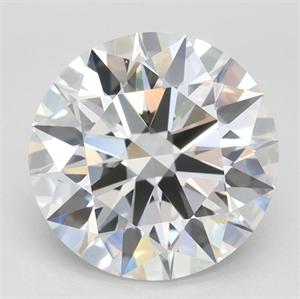 Picture of Lab Grown Diamond 2.95 Carats, Round with Ideal Cut, D Color, VVS1 Clarity and Certified by IGI