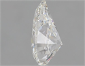Natural Diamond 0.90 Carats, Pear with  Cut, G Color, VVS2 Clarity and Certified by GIA