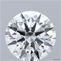 Lab Grown Diamond 3.04 Carats, Round with Ideal Cut, D Color, VVS2 Clarity and Certified by IGI
