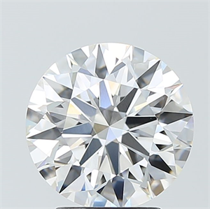 Picture of Lab Grown Diamond 3.10 Carats, Round with Ideal Cut, E Color, VVS1 Clarity and Certified by IGI