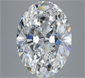 Diamante Natural 5.02 quilates, Ovalado , Color E, claridad SI1 y certificado GIA