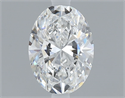Natural Diamond 0.50 Carats, Oval with  Cut, E Color, SI1 Clarity and Certified by GIA