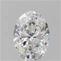 Natural Diamond 1.21 Carats, Oval with  Cut, E Color, SI2 Clarity and Certified by GIA