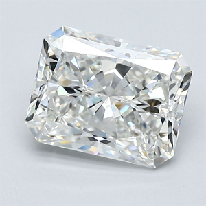 Picture of Natural Diamond 2.20 Carats, Radiant with  Cut, G Color, VVS2 Clarity and Certified by GIA