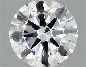 Picture of Lab Grown Diamond 0.99 Carats, Round with Ideal Cut, D Color, VVS2 Clarity and Certified by IGI