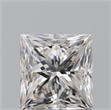 Natural Diamond 2.01 Carats, Princess with  Cut, H Color, VVS2 Clarity and Certified by GIA