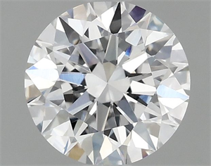 Picture of Lab Grown Diamond 1.10 Carats, Round with Ideal Cut, D Color, VVS2 Clarity and Certified by IGI