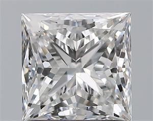 Picture of Natural Diamond 1.50 Carats, Princess with  Cut, F Color, VS1 Clarity and Certified by GIA