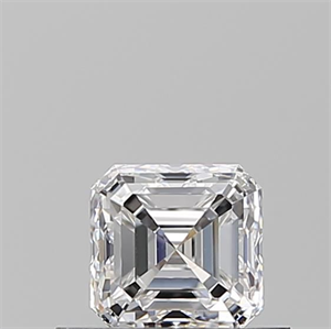 Picture of Natural Diamond 0.50 Carats, Asscher with  Cut, D Color, VS2 Clarity and Certified by GIA