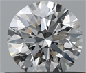 Natural Diamond 0.48 Carats, Round with Excellent Cut, G Color, VS2 Clarity and Certified by IGI