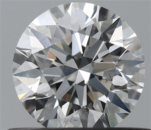 Picture of Natural Diamond 0.48 Carats, Round with Excellent Cut, G Color, VS2 Clarity and Certified by IGI