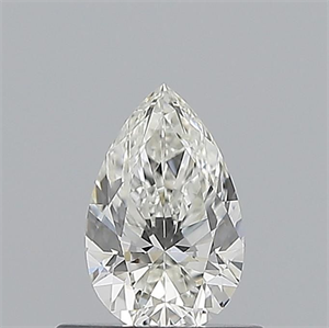 Picture of Natural Diamond 0.50 Carats, Pear with  Cut, H Color, VVS2 Clarity and Certified by GIA