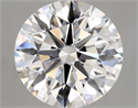 Natural Diamond 5.03 Carats, Round with Excellent Cut, F Color, VVS1 Clarity and Certified by GIA