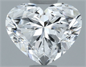Natural Diamond 1.21 Carats, Heart with  Cut, D Color, VVS1 Clarity and Certified by GIA
