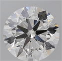 Lab Grown Diamond 4.01 Carats, Round with Ideal Cut, G Color, VVS2 Clarity and Certified by IGI