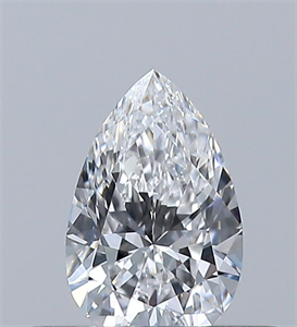 Foto Diamante Natural 0.30 quilates, De pera , Color D, claridad VS1 y certificado GIA de