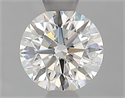 Natural Diamond 0.90 Carats, Round with Excellent Cut, H Color, SI1 Clarity and Certified by GIA
