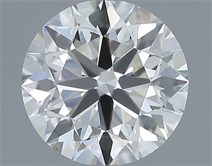 Foto Diamante Natural 0.56 quilates, Redondo , Color I, claridad IF y certificado IGI de