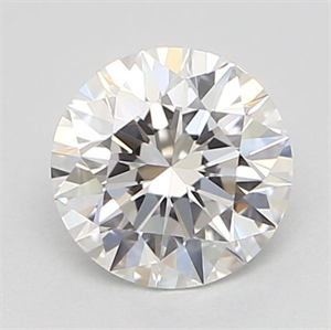 Picture of Natural Diamond 0.41 Carats, Round with Excellent Cut, E Color, VVS2 Clarity and Certified by GIA
