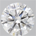 Lab Grown Diamond 5.00 Carats, Round with Excellent Cut, E Color, VS1 Clarity and Certified by IGI