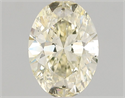 Diamante Natural 1.02 quilates, Ovalado , Color N, claridad SI1 y certificado GIA