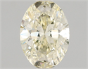 Diamante Natural 1.02 quilates, Ovalado , Color N, claridad SI1 y certificado GIA