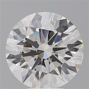 Picture of Lab Grown Diamond 5.09 Carats, Round with Ideal Cut, E Color, VVS2 Clarity and Certified by IGI