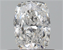 Natural Diamond 0.53 Carats, Cushion with  Cut, E Color, VS2 Clarity and Certified by GIA
