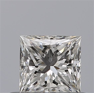 Picture of Natural Diamond 0.43 Carats, Princess with  Cut, E Color, VS1 Clarity and Certified by GIA