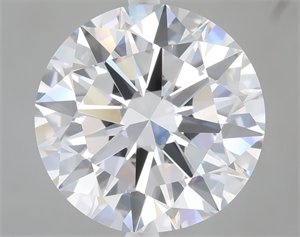 Picture of Lab Grown Diamond 6.01 Carats, Round with Excellent Cut, F Color, VVS2 Clarity and Certified by IGI