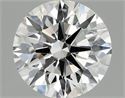 Del inventario de diamantes de laboratorio, 2.10 quilates, Redondo , Color F, claridad VVS2 y certificado IGI