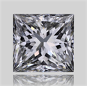 Natural Diamond 0.70 Carats, Princess with  Cut, J Color, IF Clarity and Certified by GIA