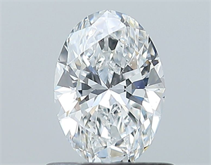 Picture of Natural Diamond 0.70 Carats, Oval with  Cut, D Color, VS2 Clarity and Certified by GIA