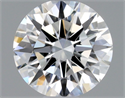 Diamante Natural 0.43 quilates, Redondo , Color E, claridad VS2 y certificado GIA