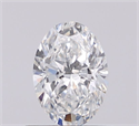 Natural Diamond 0.50 Carats, Oval with  Cut, F Color, VVS1 Clarity and Certified by GIA