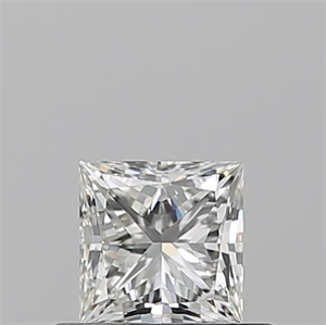 Picture of Natural Diamond 0.50 Carats, Princess with  Cut, H Color, VVS2 Clarity and Certified by GIA